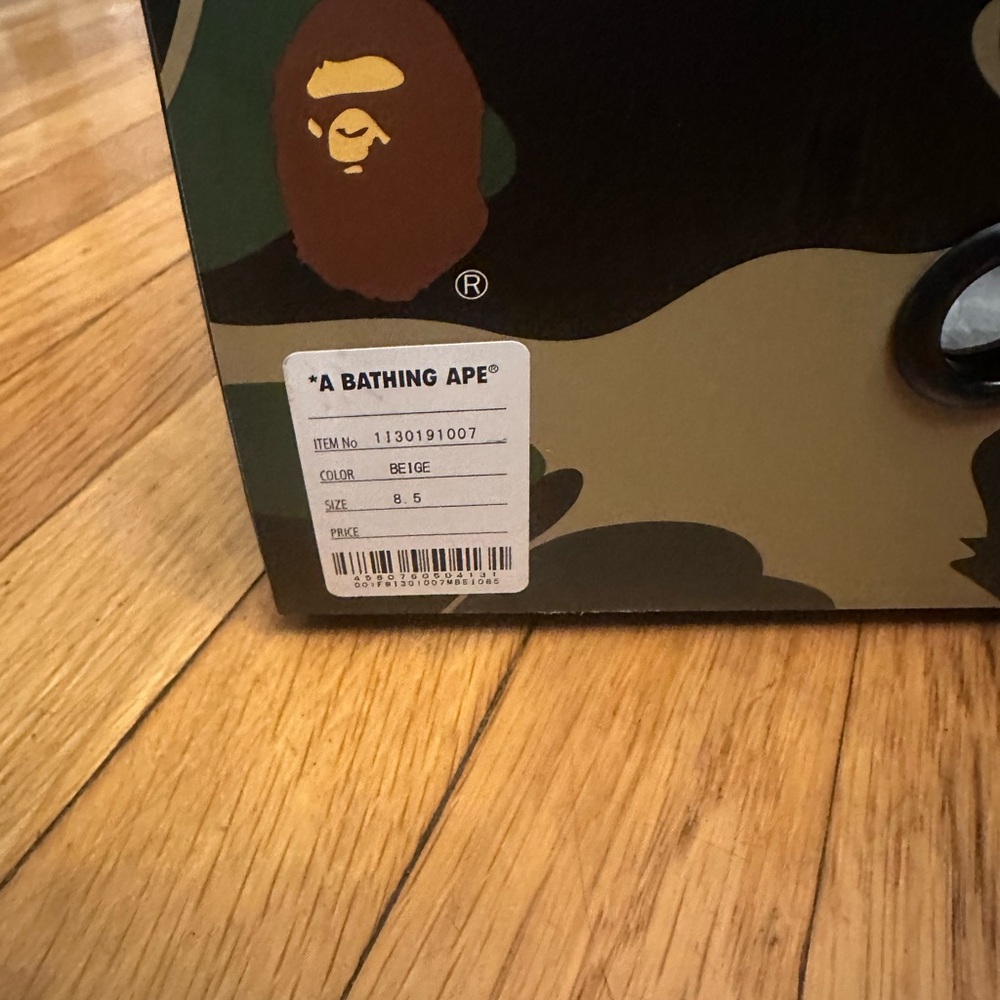 BAPE “a bathing ape” Men’s sneakers, MENS SIZE 8.5 - Picture 9 of 14